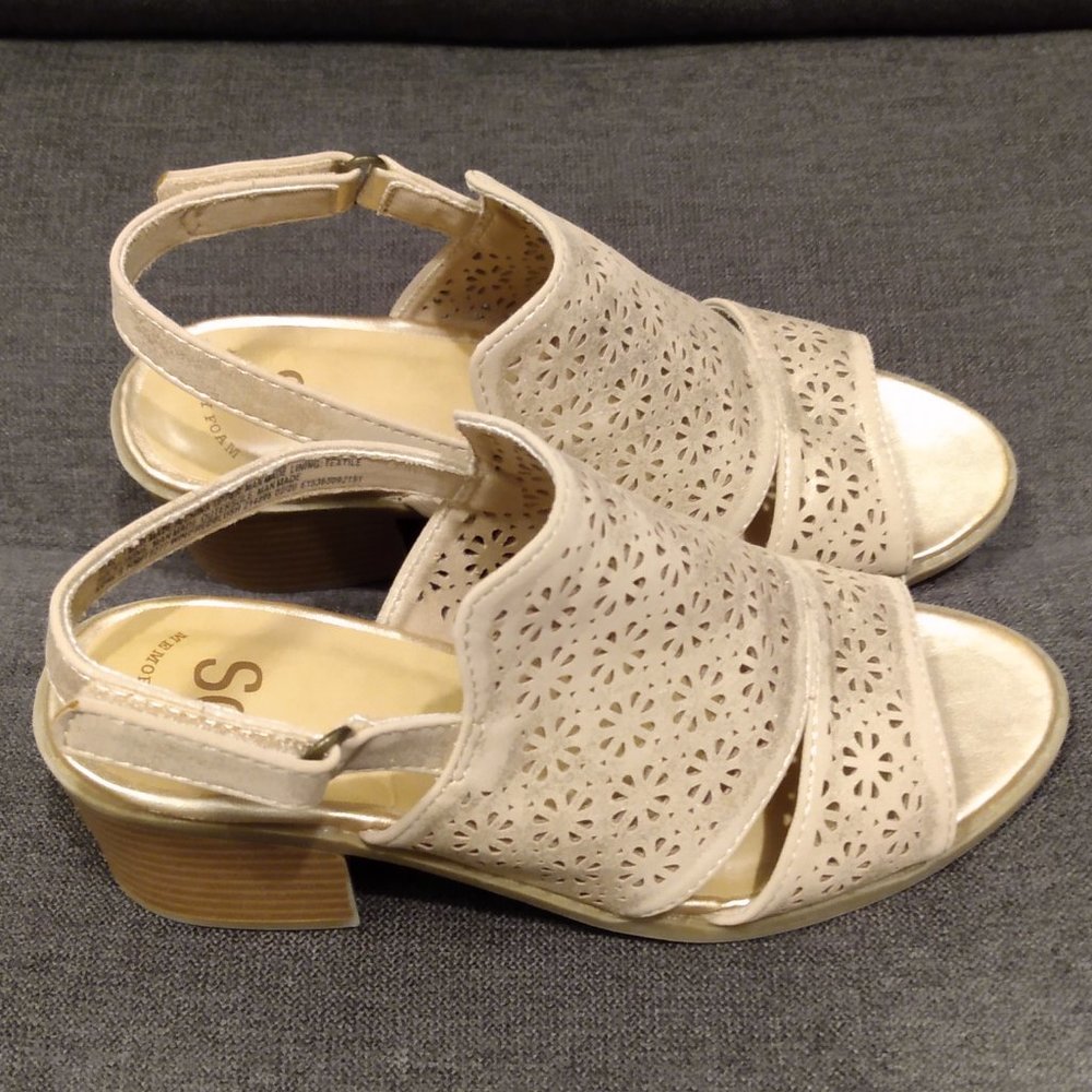 SO Winifred Girls Slingback Mules Youth SZ 1 - Picture 2 of 9